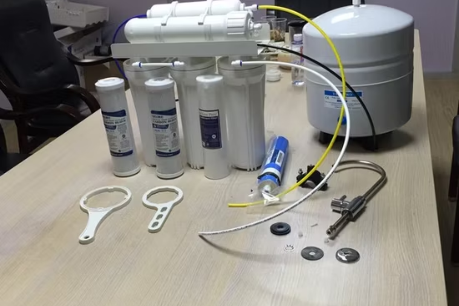 fluoride removal system