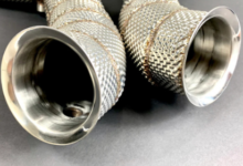 mercedes e63 w213 catted and catless downpipes