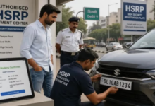book hsrp number plate